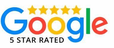 The google logo is a 5 star rated logo.