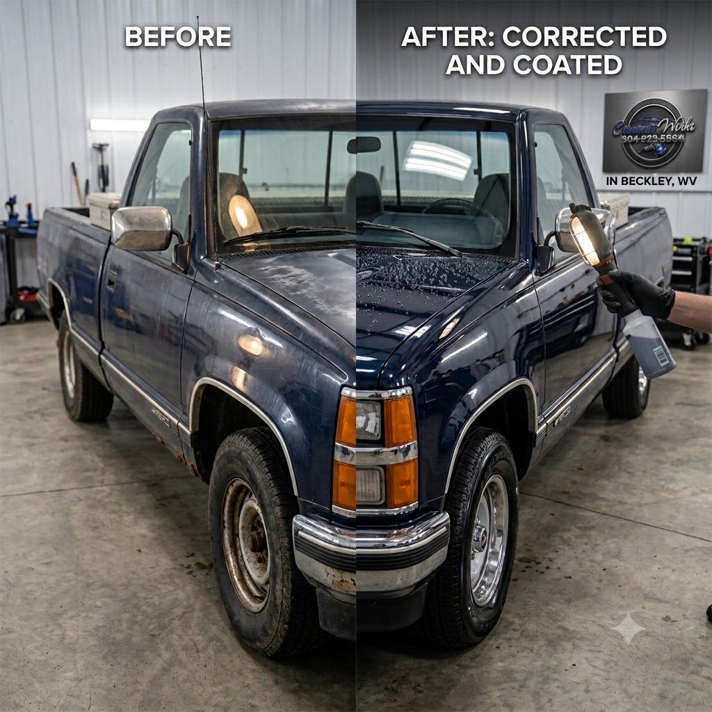 Ceramic coating applied to older used vehicle — Ceramic Works LLC Beckley WV