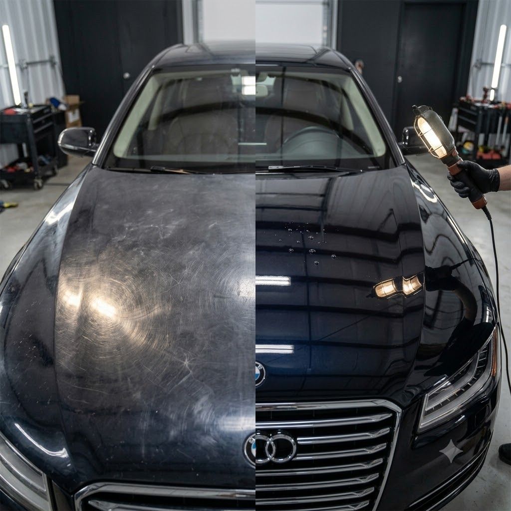 Paint correction cost guide Beckley WV — Ceramic Works LLC one two three step pricing