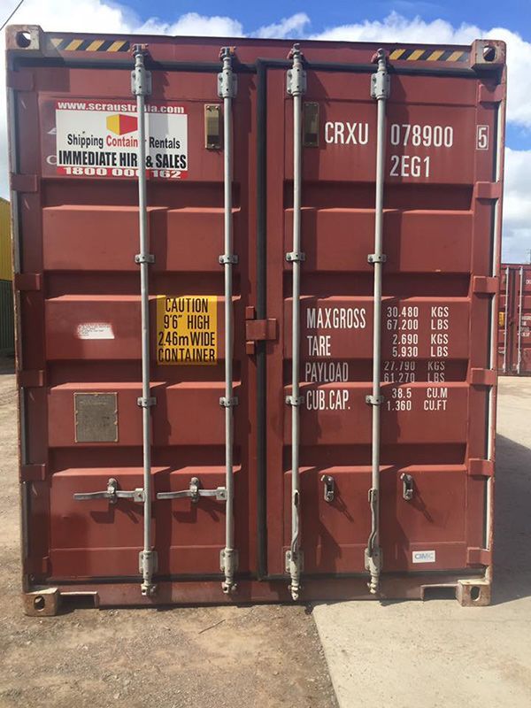 A Shipping Container With The Number 078900 On It — Dawson Moving & Storage NQ in Mount St John, QLD