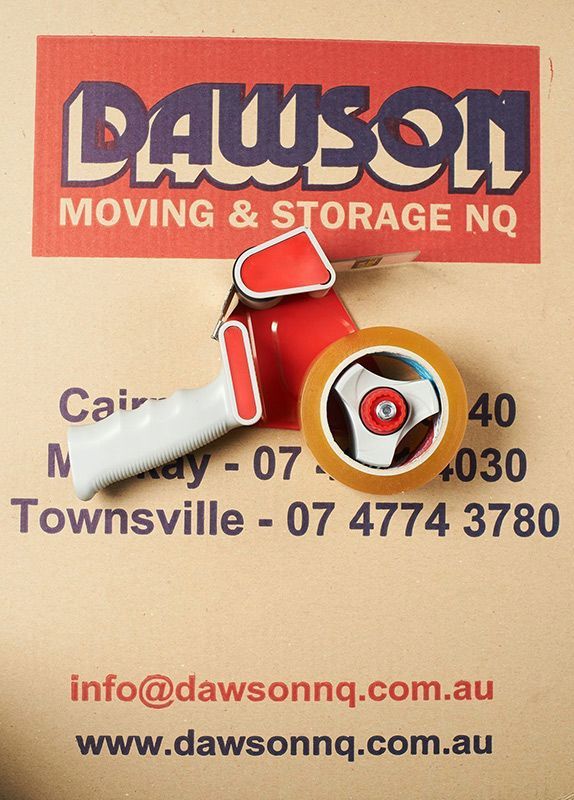 A Cardboard Box From Dawson Moving And Storage — Dawson Moving & Storage NQ in Mount St John, QLD