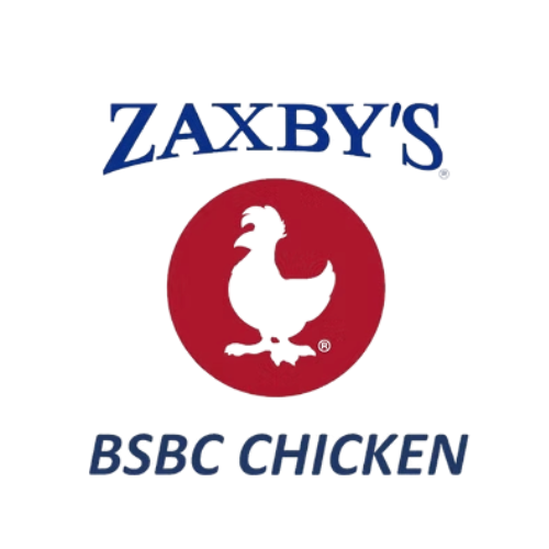 Zaxby's logo: Blue text 