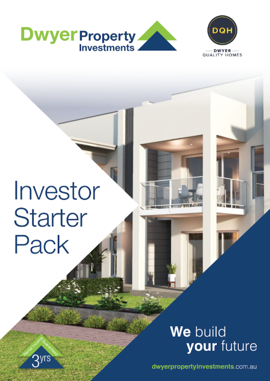 Dwyer Property Investments Investor Starter Pack cover with a modern house and text 