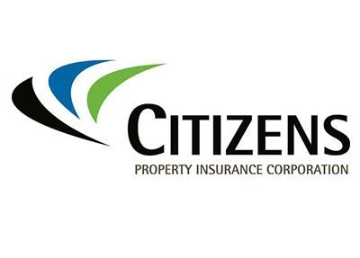 Citizens Property Insurance Corporation logo with black, blue, and green swoosh marks