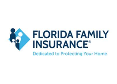Florida Family Insurance logo with blue house icon and tagline “Dedicated to Protecting Your Home”