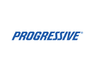 Progressive logo in blue text on a white background