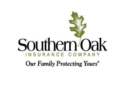 Southern Oak Insurance Company logo with green oak leaf and tagline “Our Family Protecting Yours”
