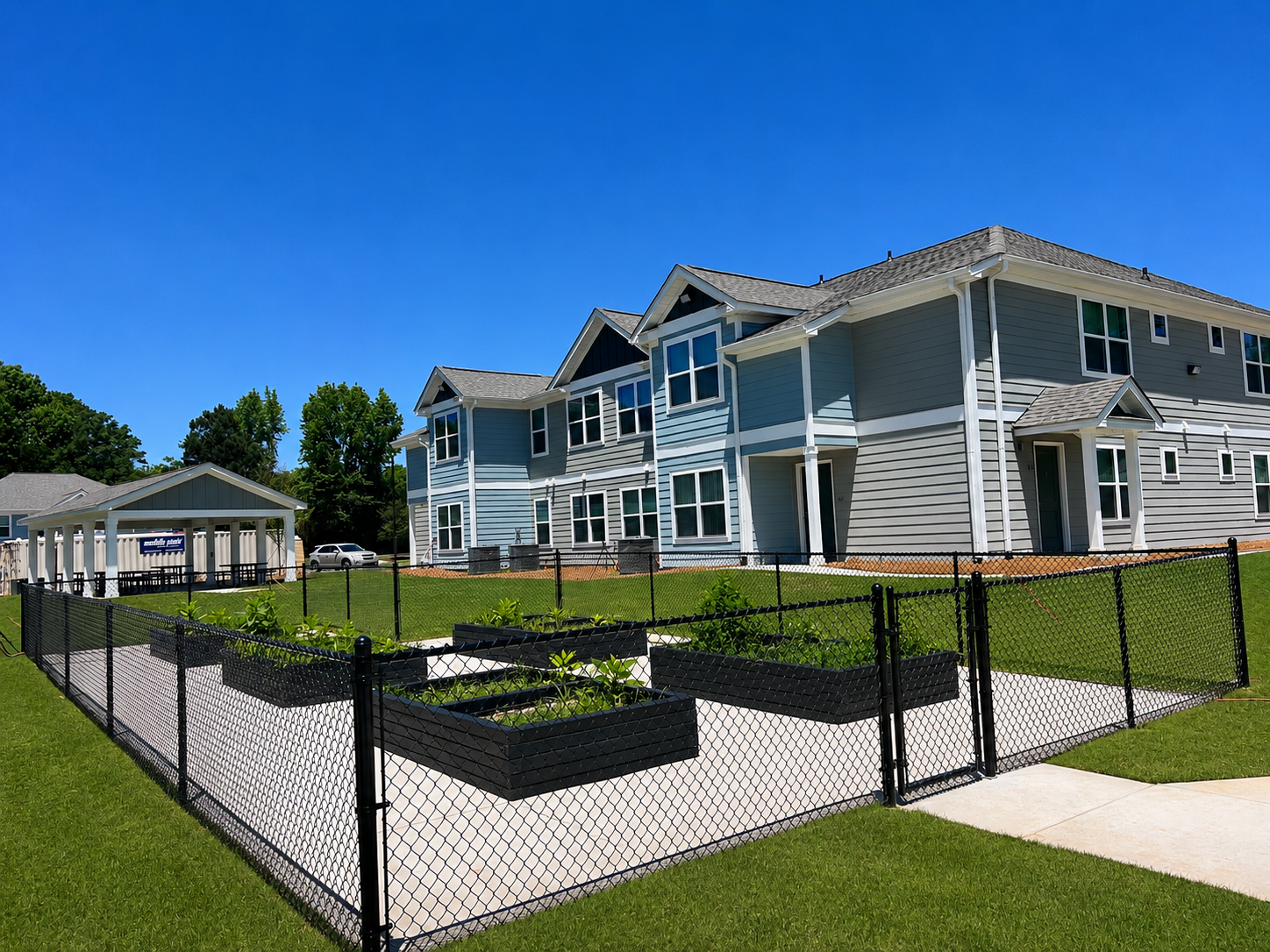 black chain link fence in Columbus Ga