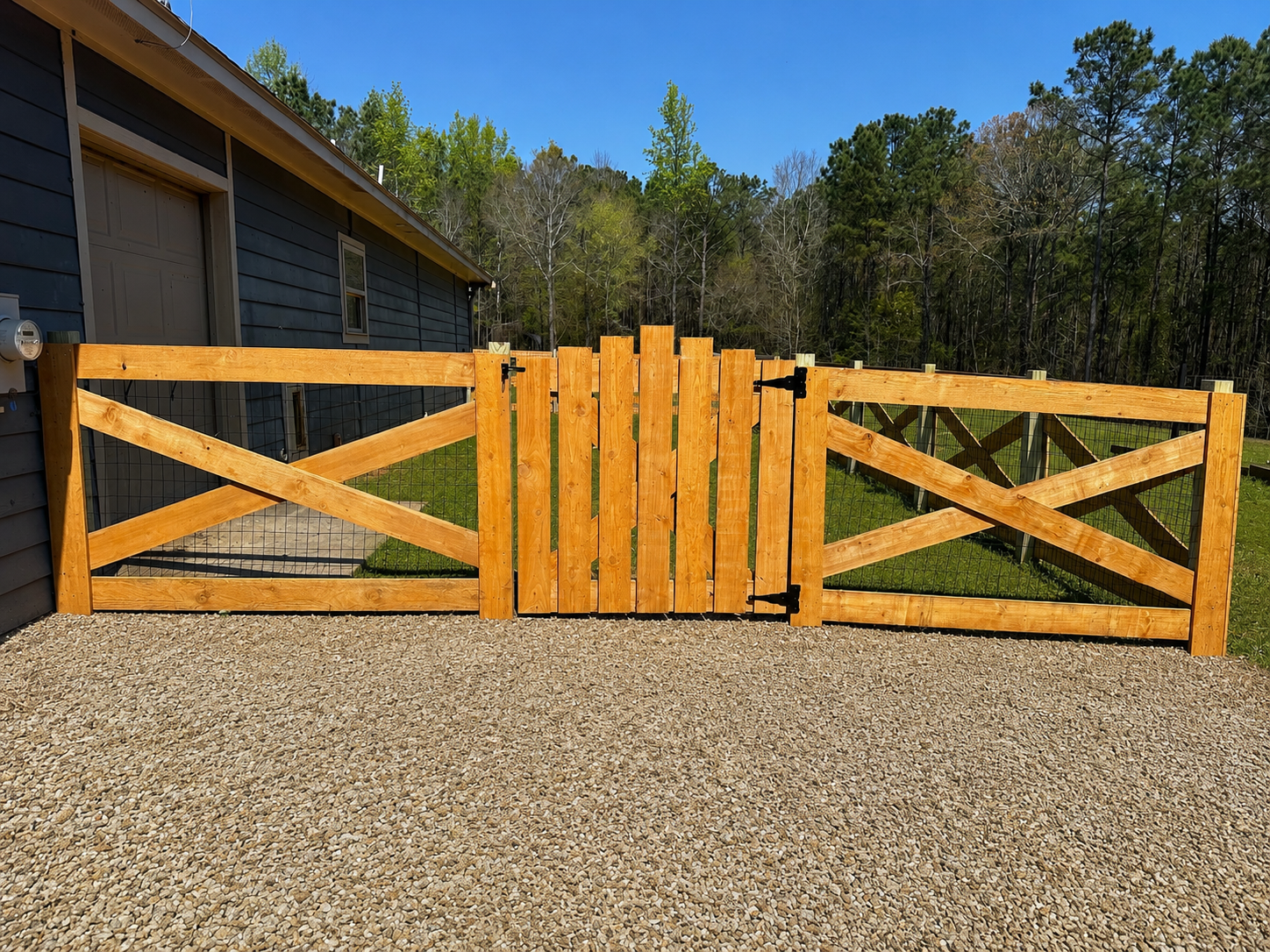 wooden gate