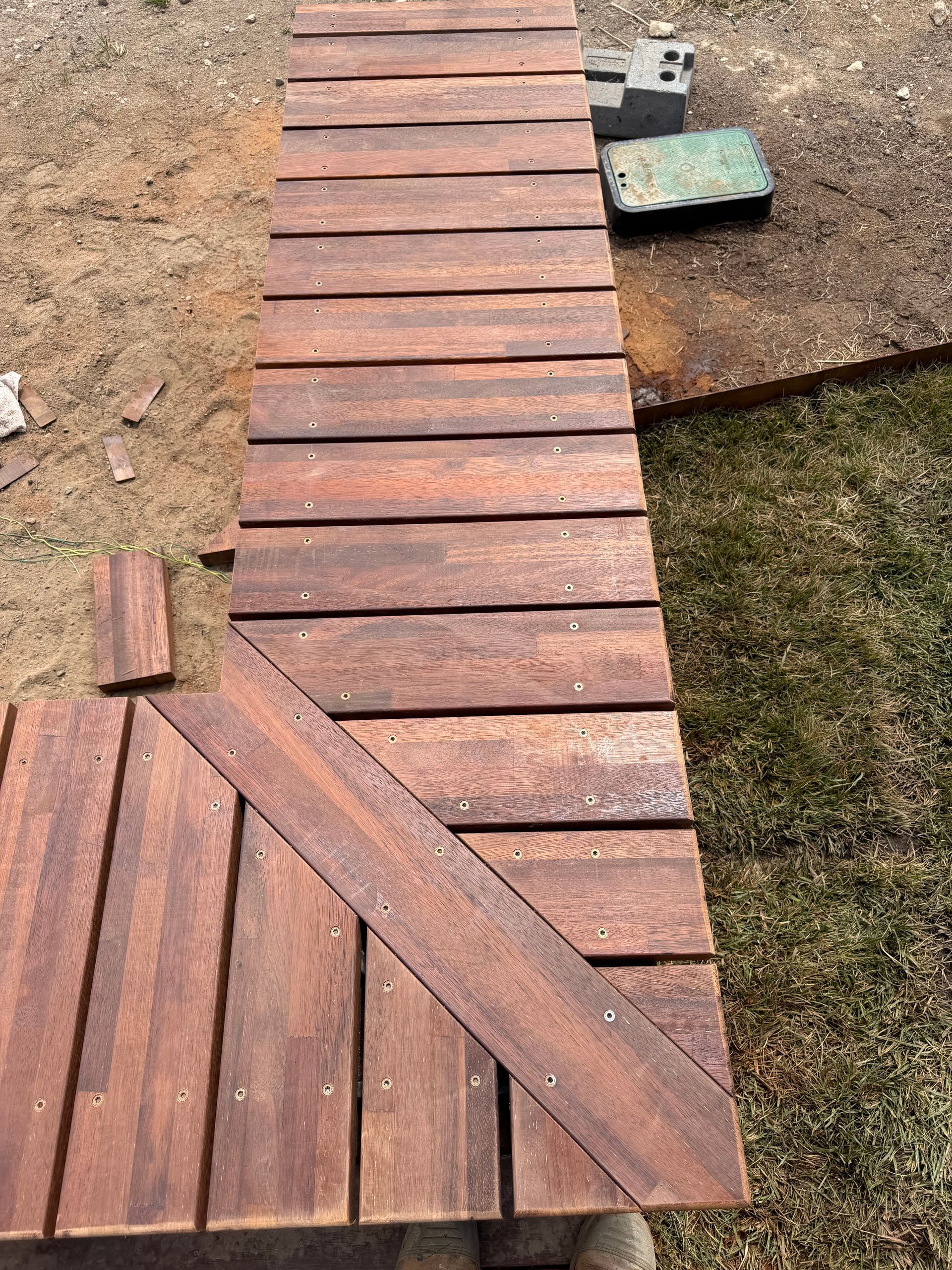 A close up of a wooden deck — Straight up Building Projects in Holt, ACT