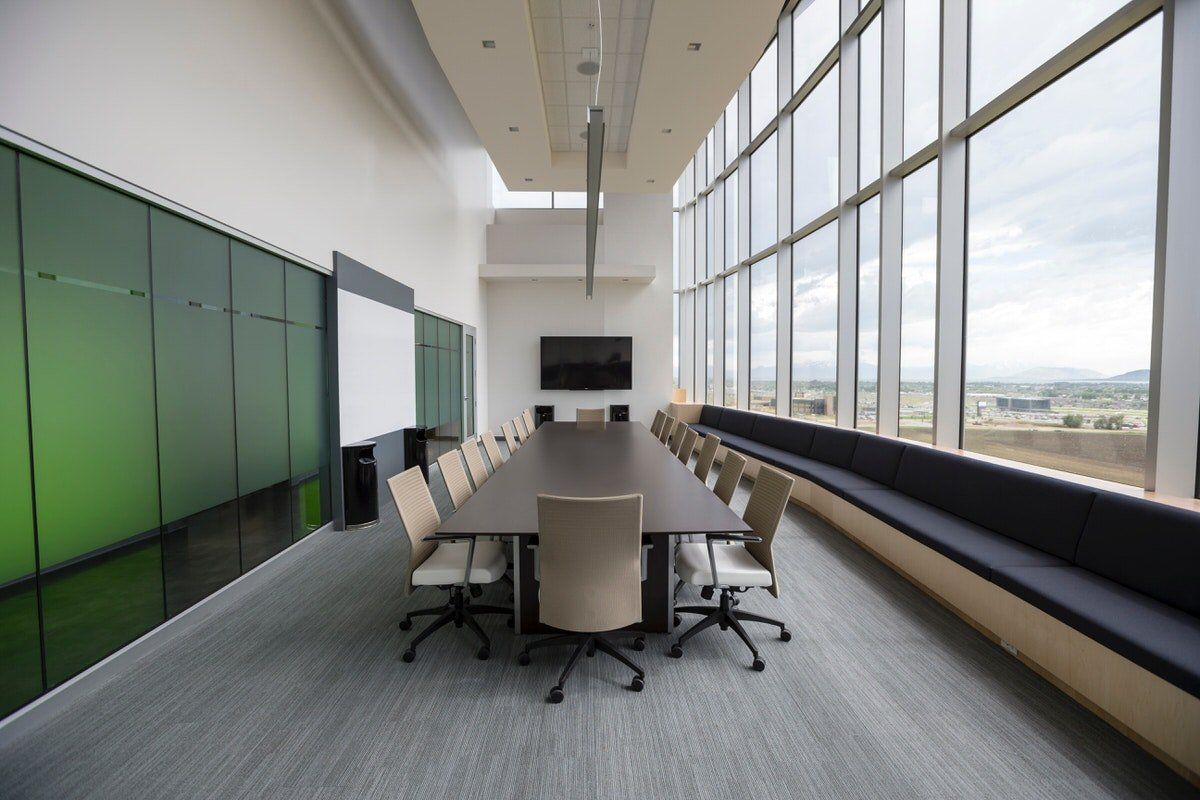 An empty boardroom for discussion on tax by bridex accounting.