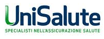 Logo UniSalute in blu e verde con slogan dedicato agli specialisti dell’assicurazione sanitaria