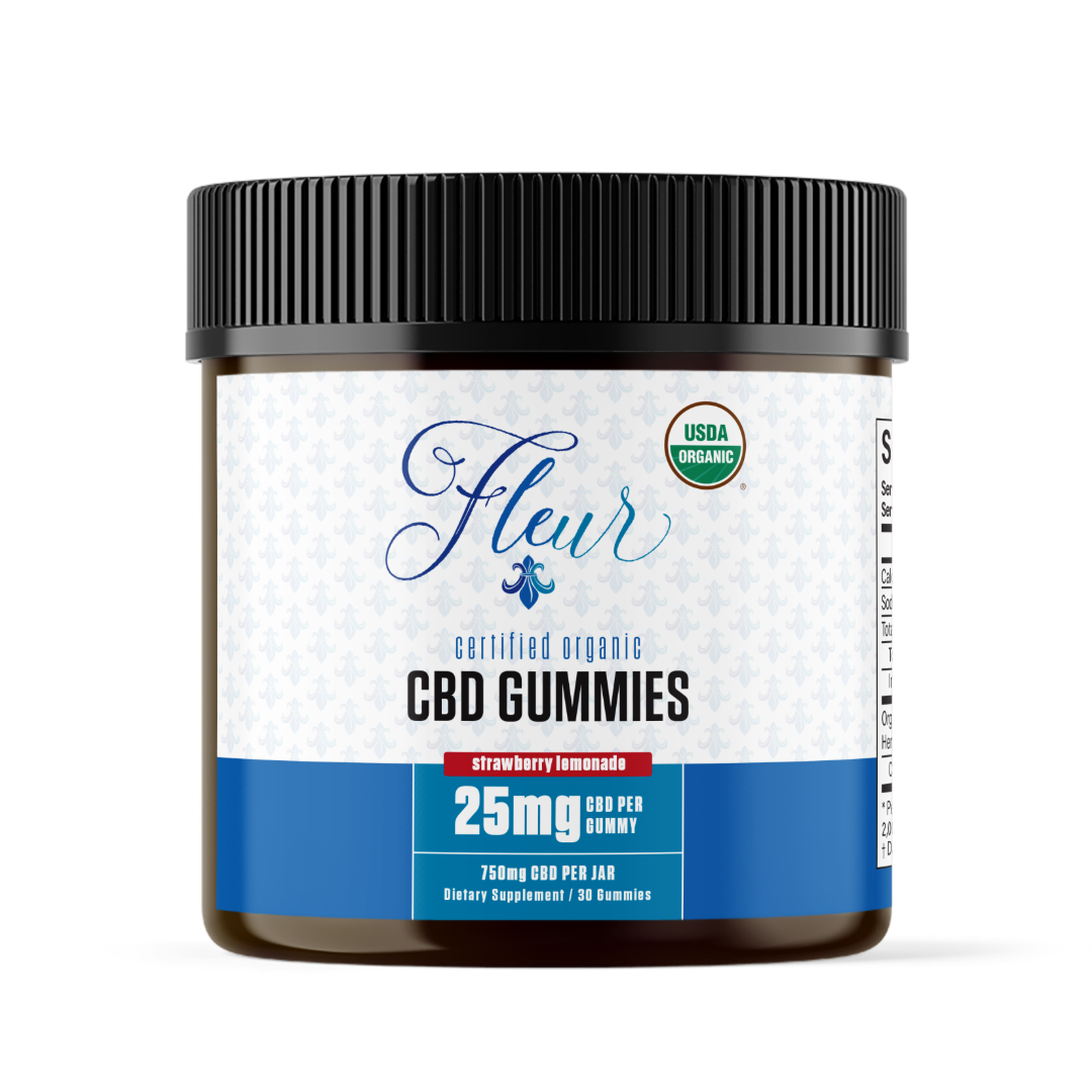 25mg CBD Gummies Strawberry Lemonade 30 Count