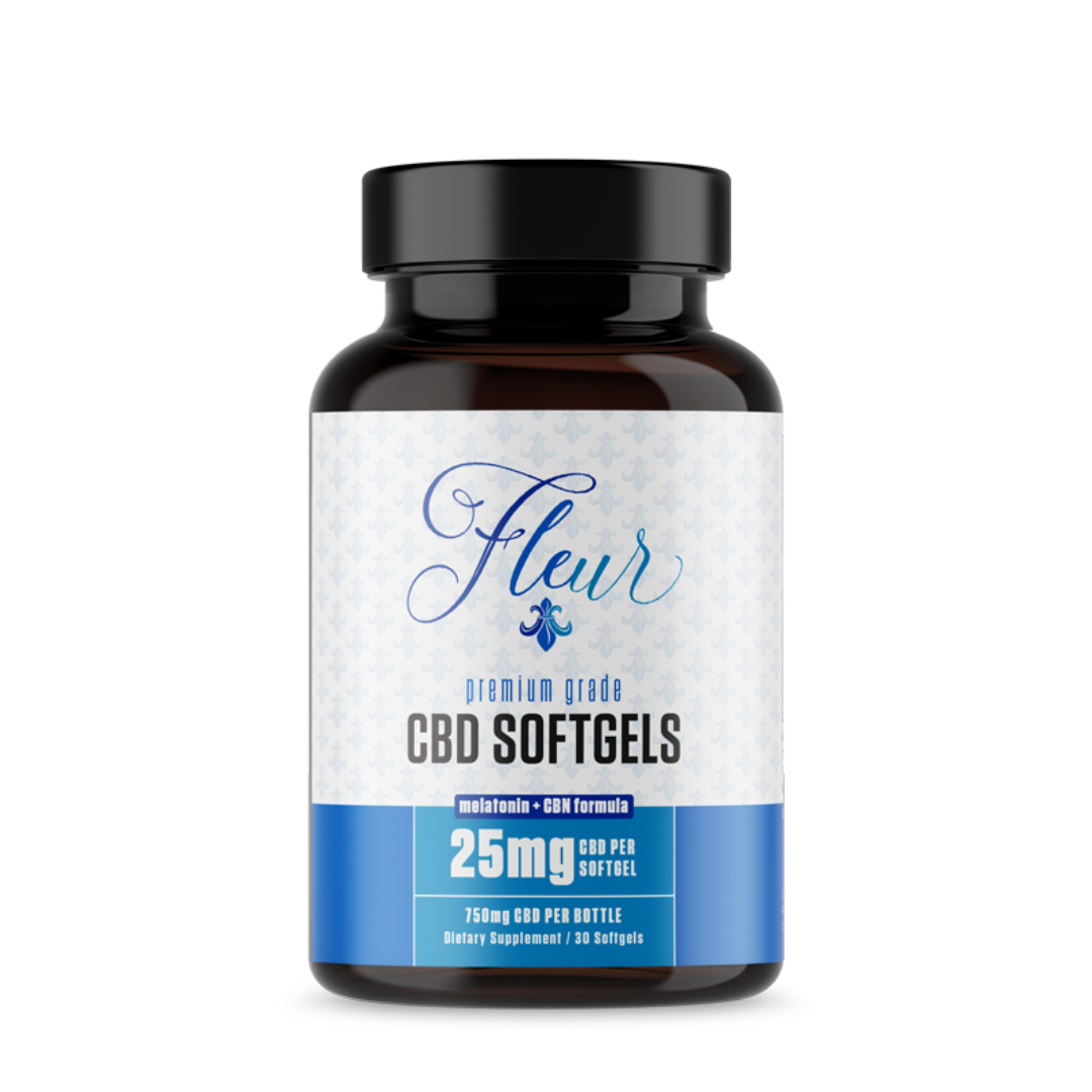 25mg CBD/CBN Soft Gels with Melatonin