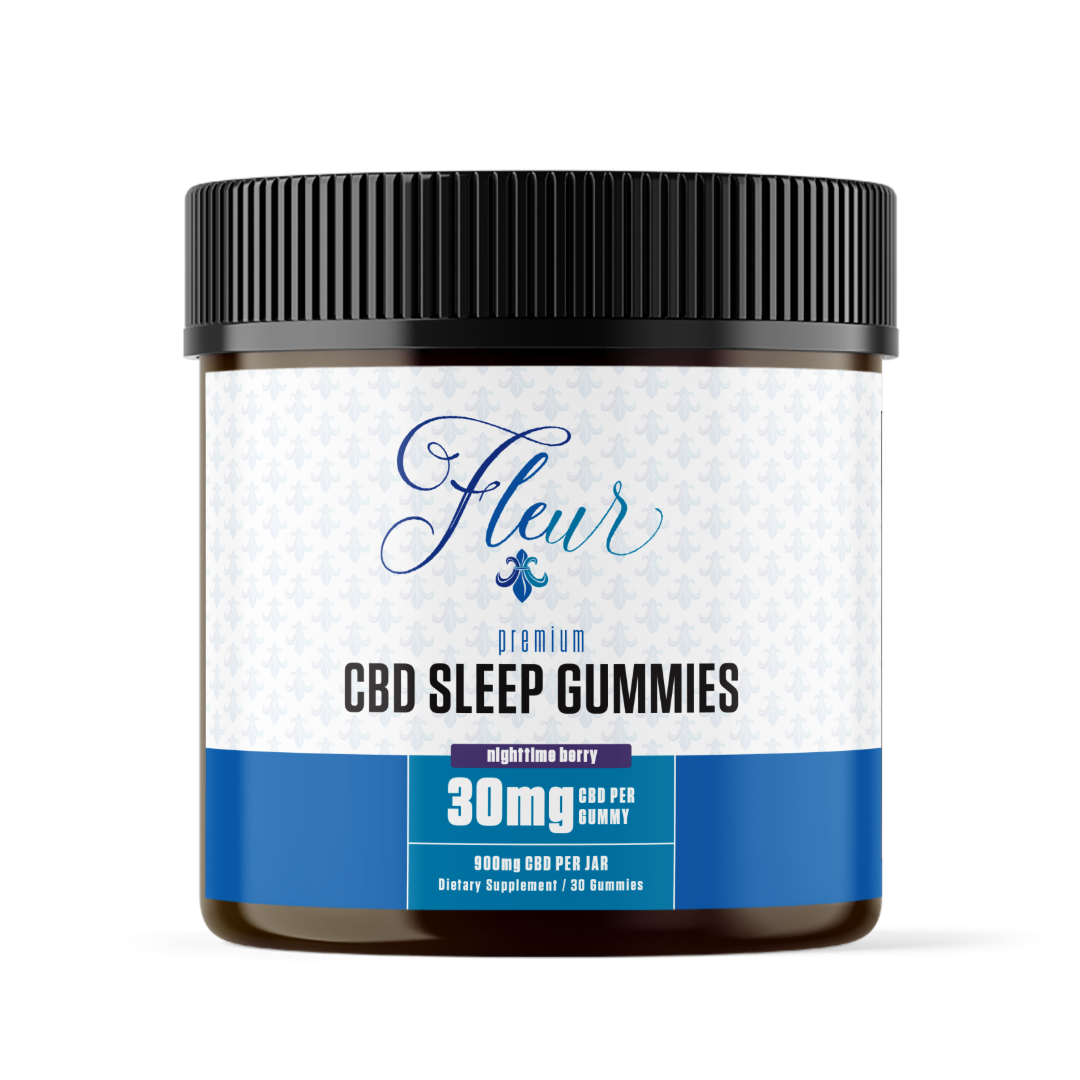Premium CBD Sleep Gummies (30mg CBD + 3mg CBN)