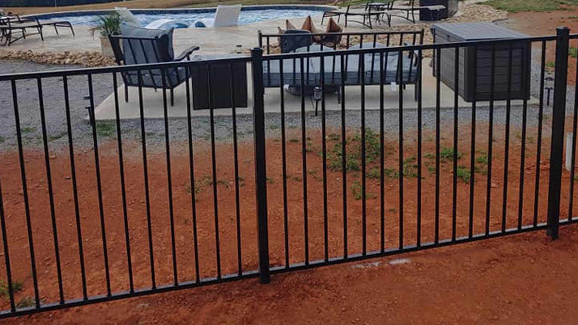 Black Aluminum Fence — Vale, NC — Catawba Valley Fence