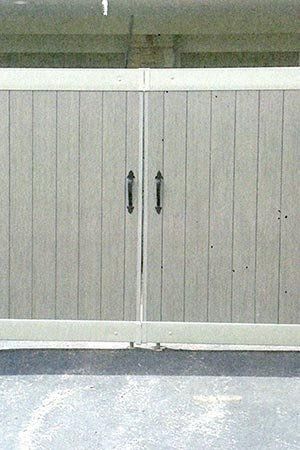 Wood Door Fence — Vale, NC — Catawba Valley Fence