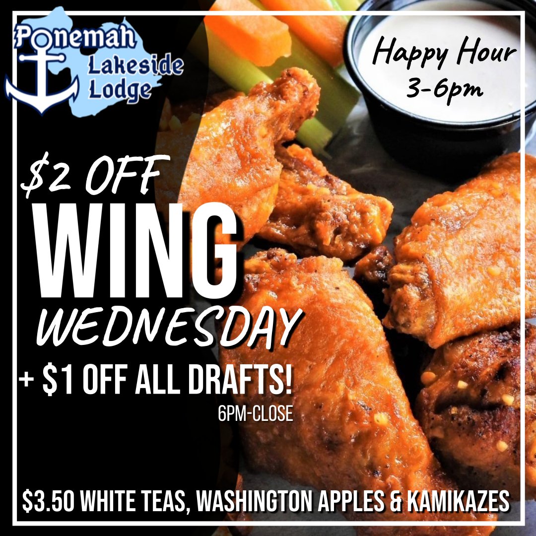 SPECIALS Ponemah Lakeside Lodge Fenton, MI
