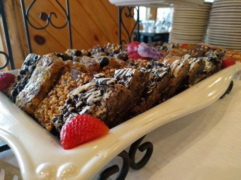 chocolate treats with strawberries