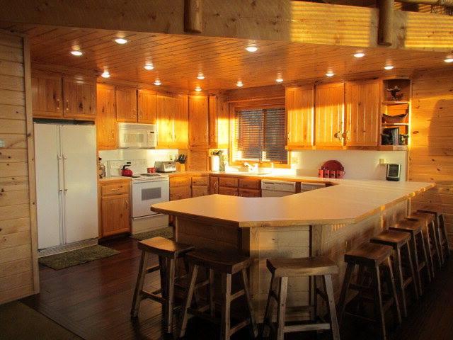 Kitchen with chairs