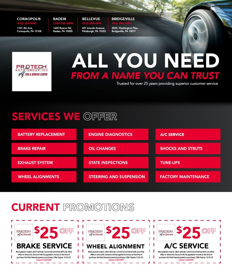 Specials - Protech Auto Group Inc.