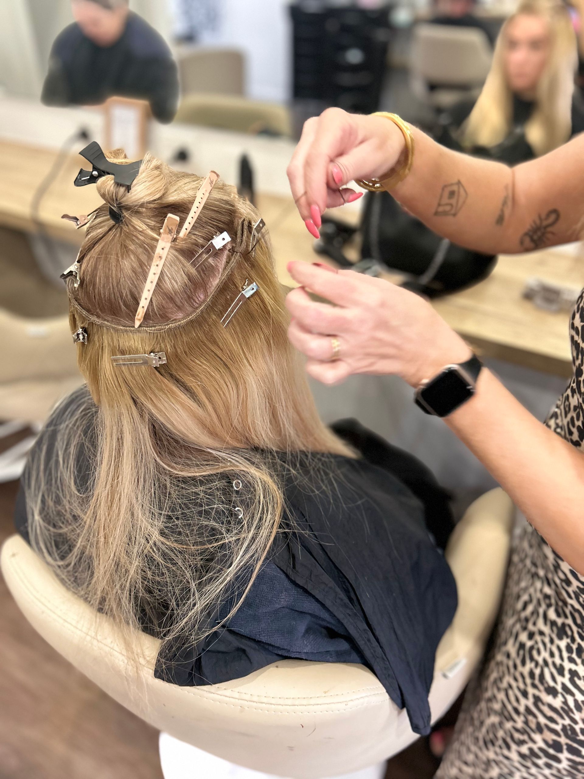 A Before And After Photo Of A Woman 's Hair — Hair By Jell In Cannonvale, QLD