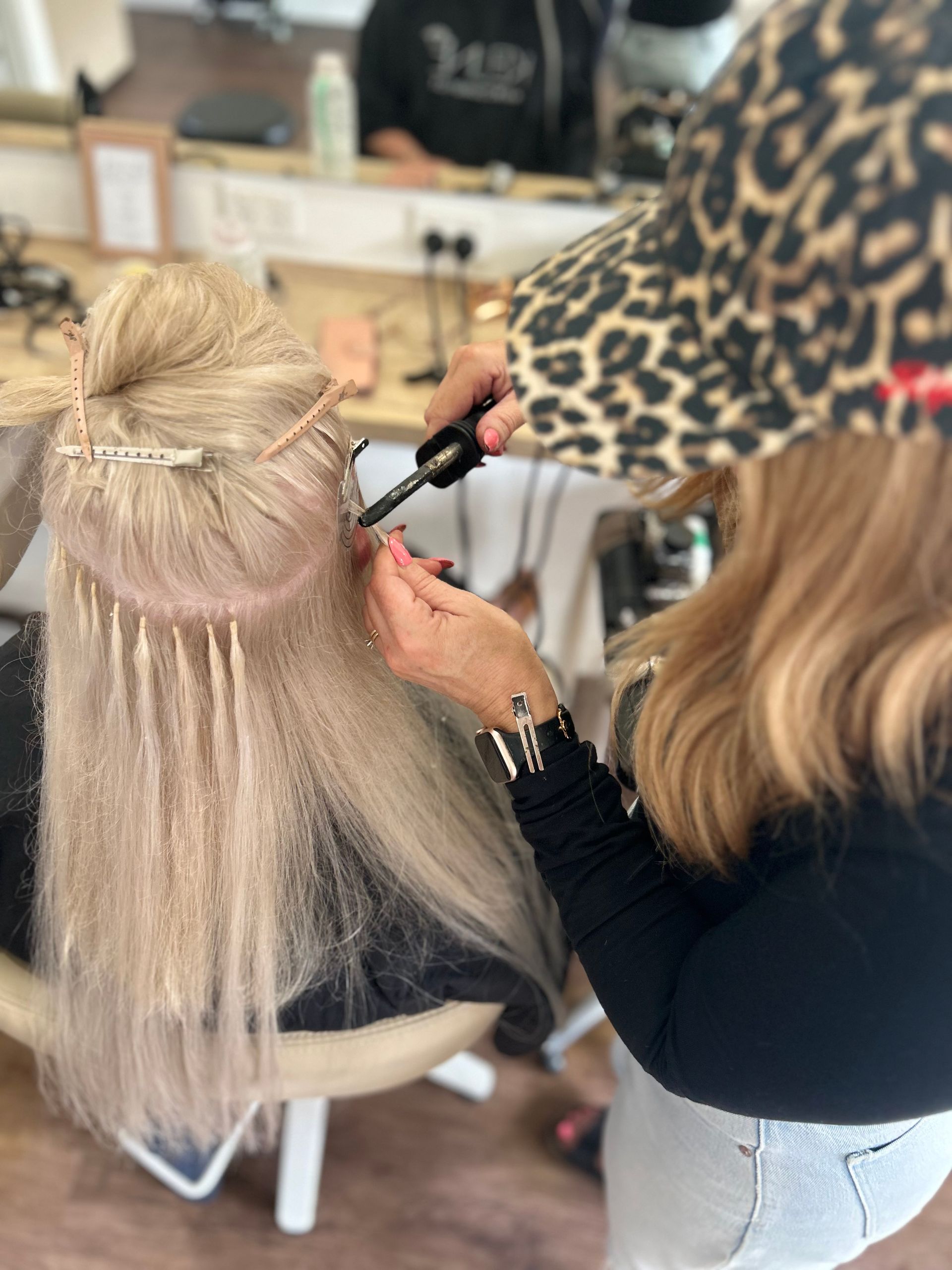 A Before And After Photo Of A Woman 's Hair — Hair By Jell In Cannonvale, QLD