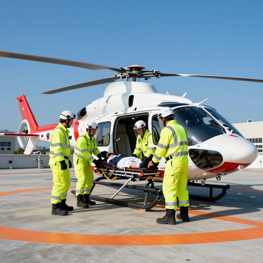 Traslado a&eacute;reo m&eacute;dico con equipo profesional