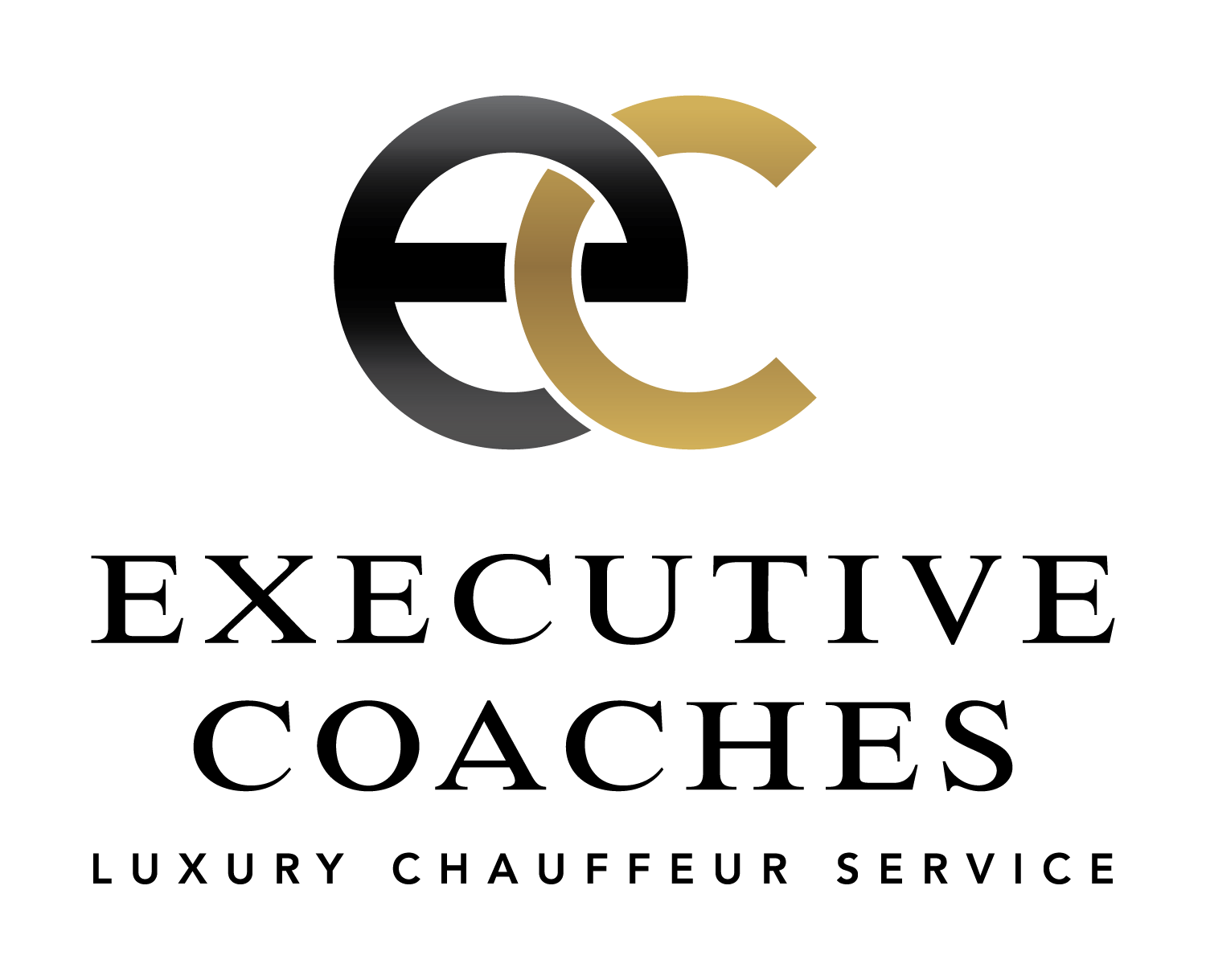 Executive Coaches logo: black and gold