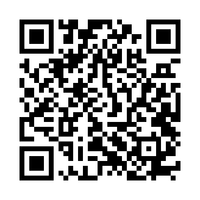 QR code with a pattern of black and white squares.