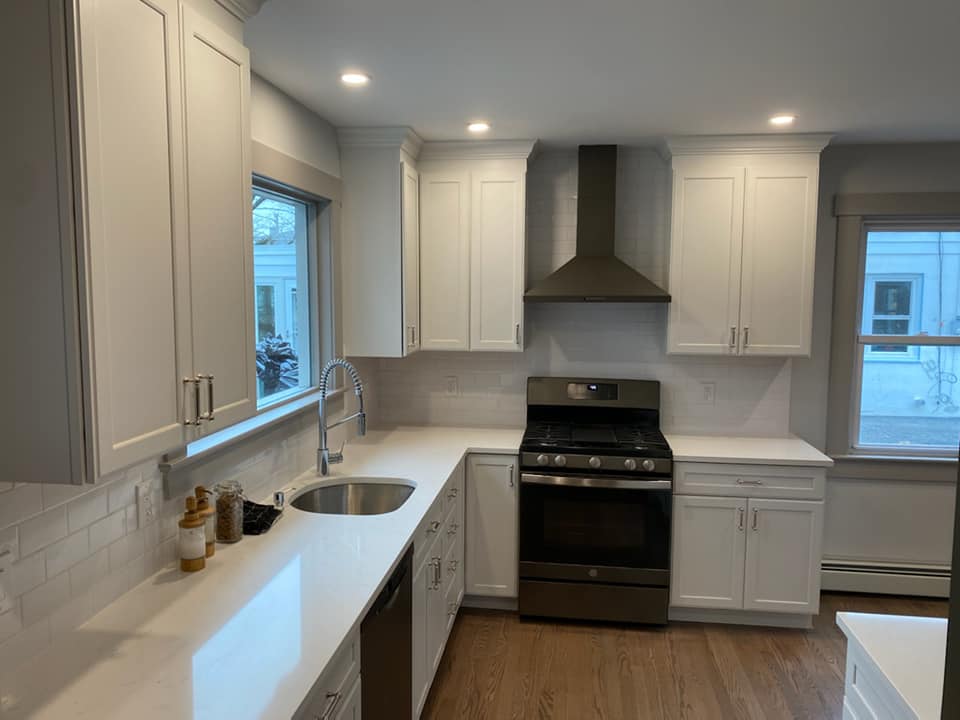 White Cabinet And Countertop — Poughquag, NY — Mino’s Painting Inc
