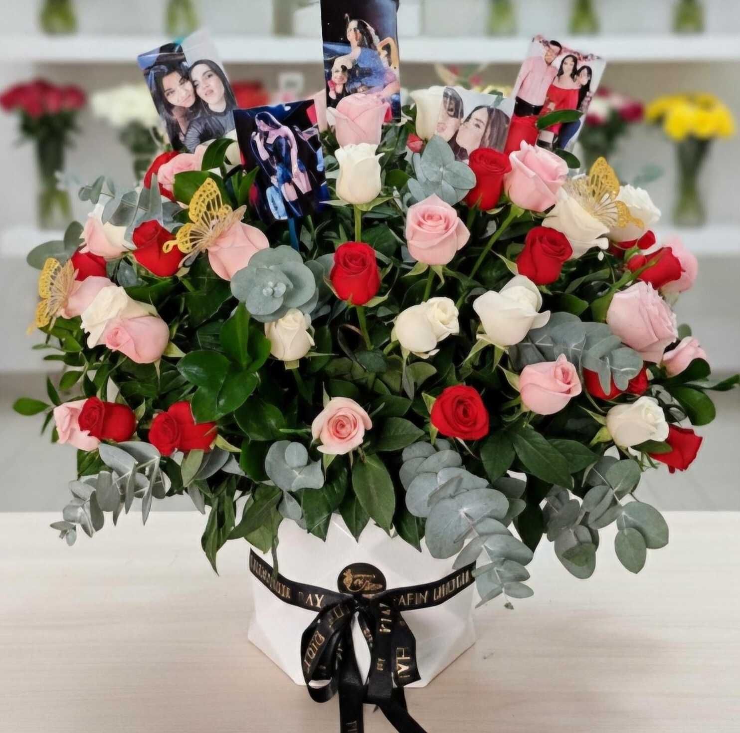 Arreglos florales base cerámica
