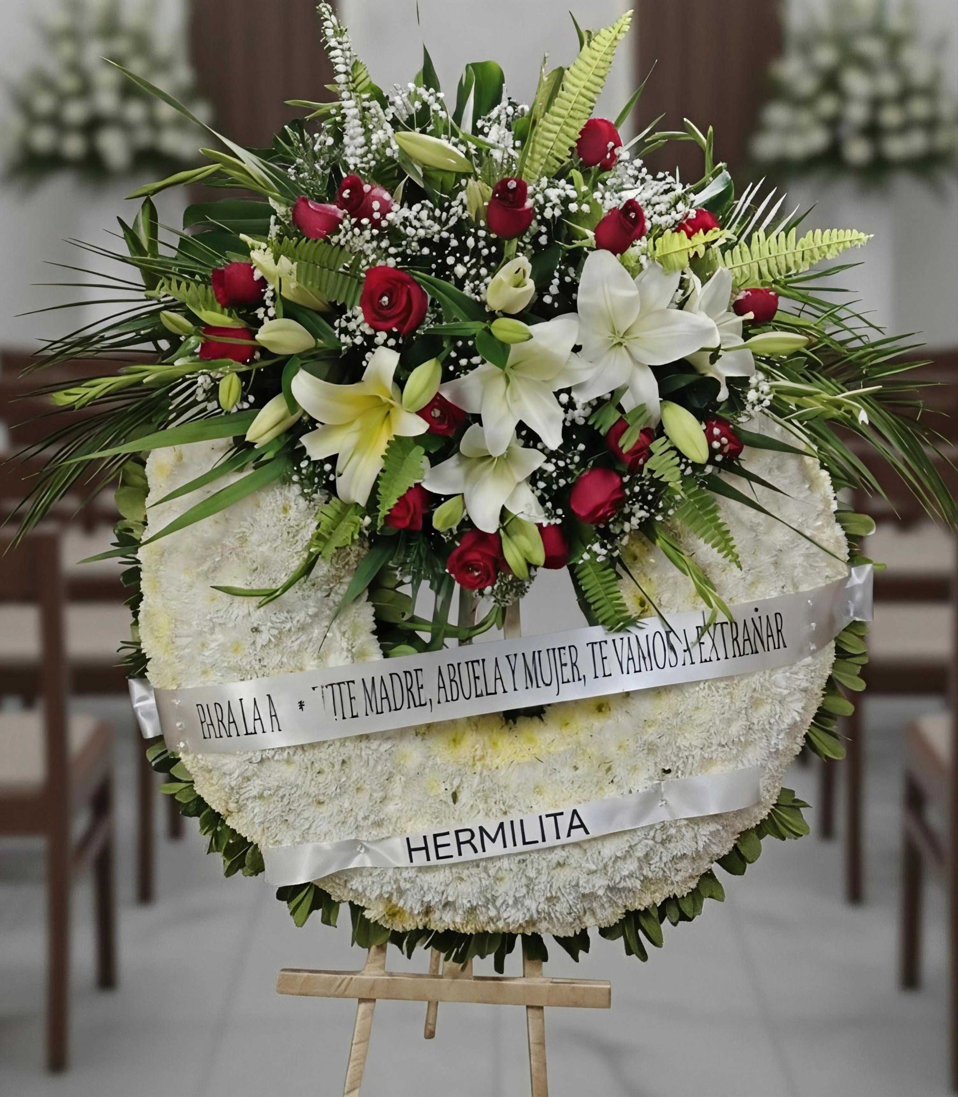 Flores de condolencias