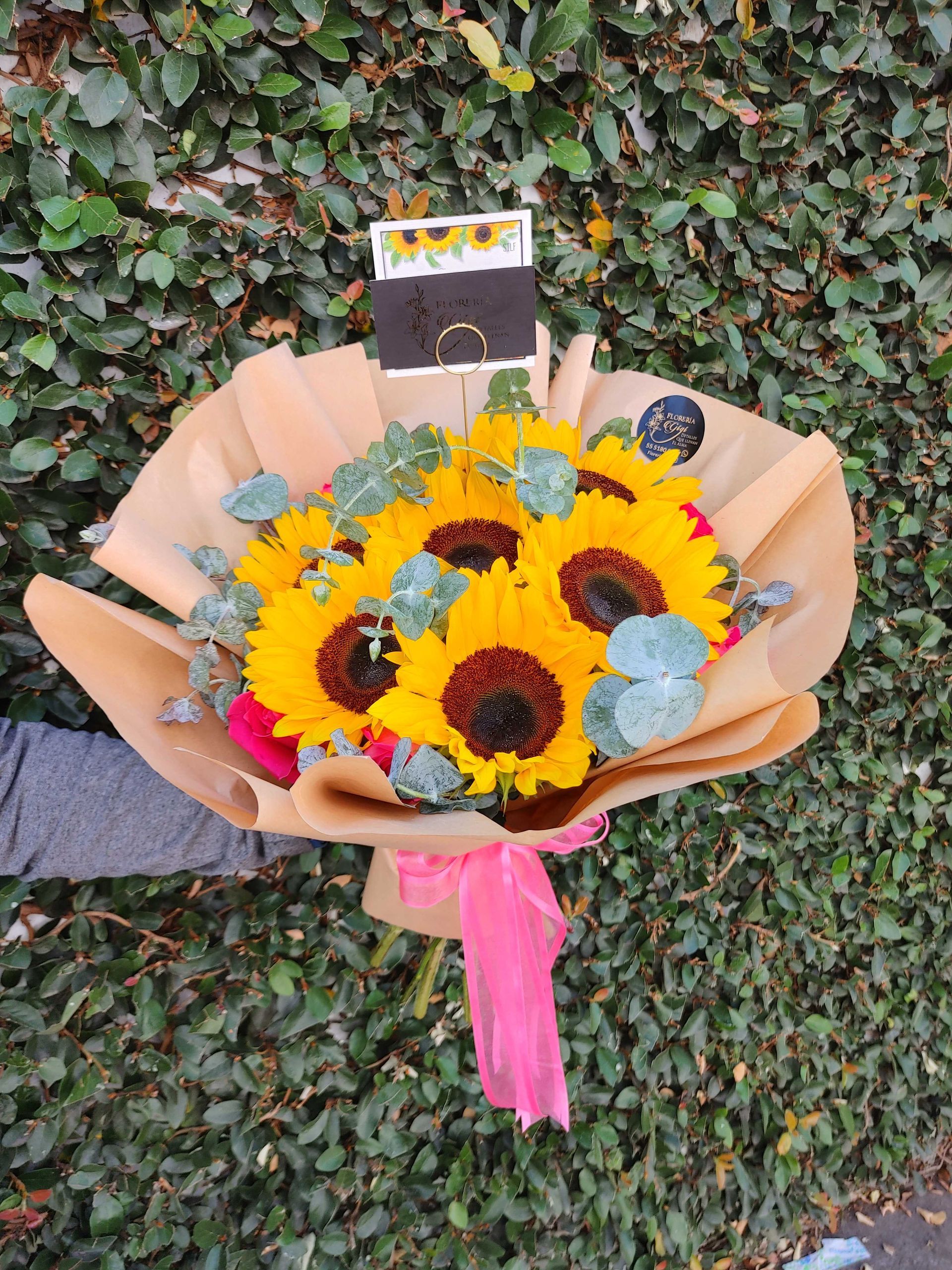 Envío de girasoles en Coyoacán