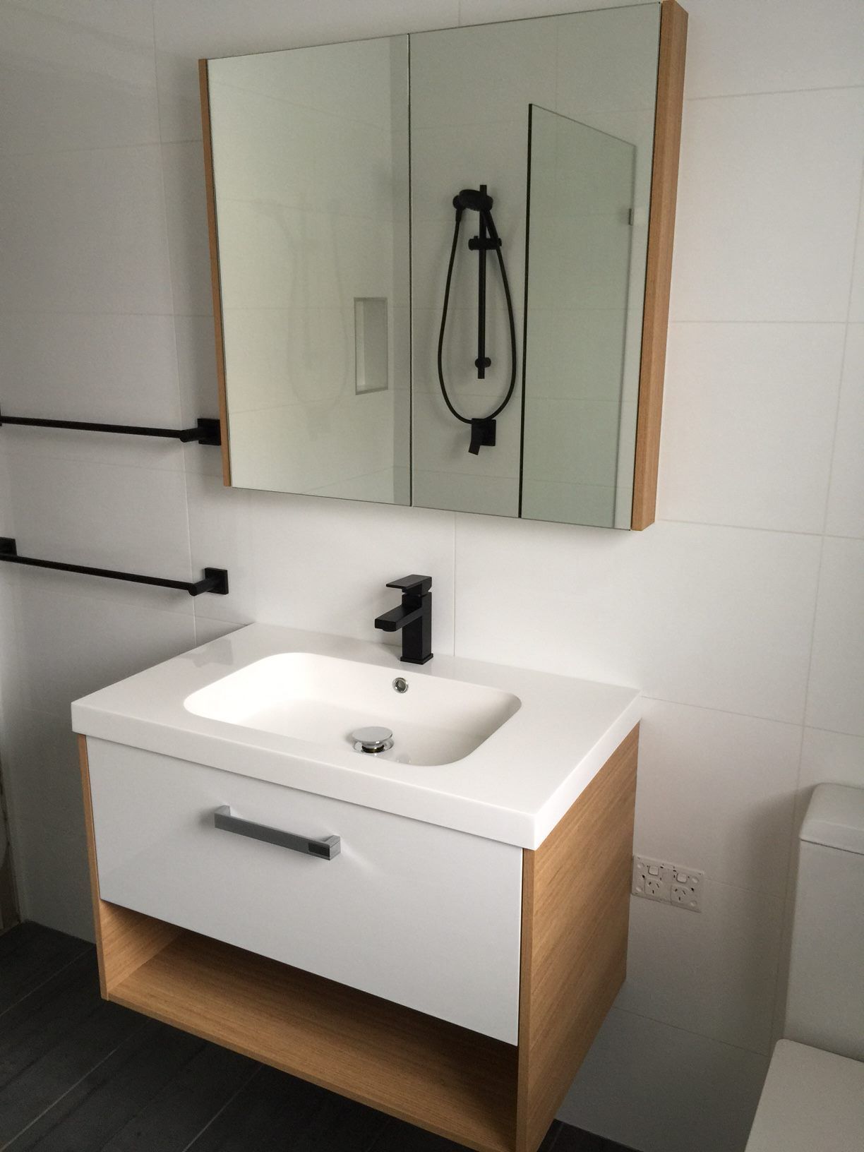 Sleek minimalist sink for contemporary bathrooms, exuding modern elegance — Corrimal Discount Tiles and Bathroomwear in East Corrimal, NSW