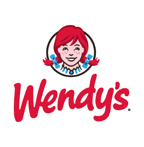 Wendy’s logo with red-haired mascot and red script wordmark