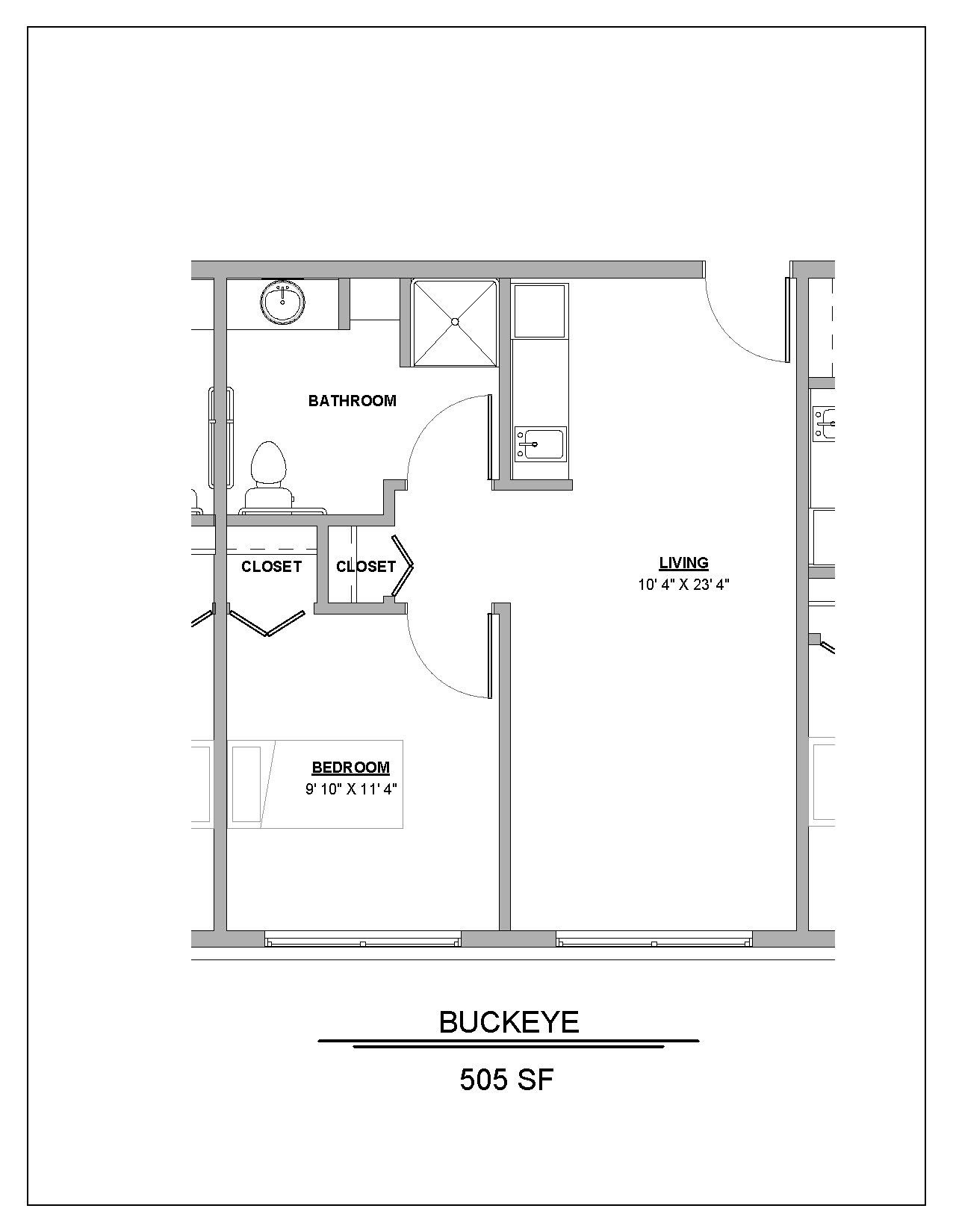 Floor plan of