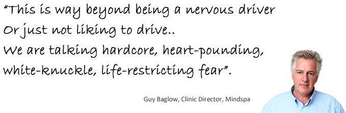 Guy Baglow at Mindspa Phobia Clinic talking about Driving Phobias