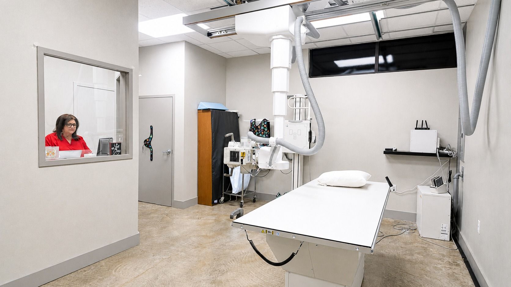 X-ray imaging room at Carriage Hill Family Care