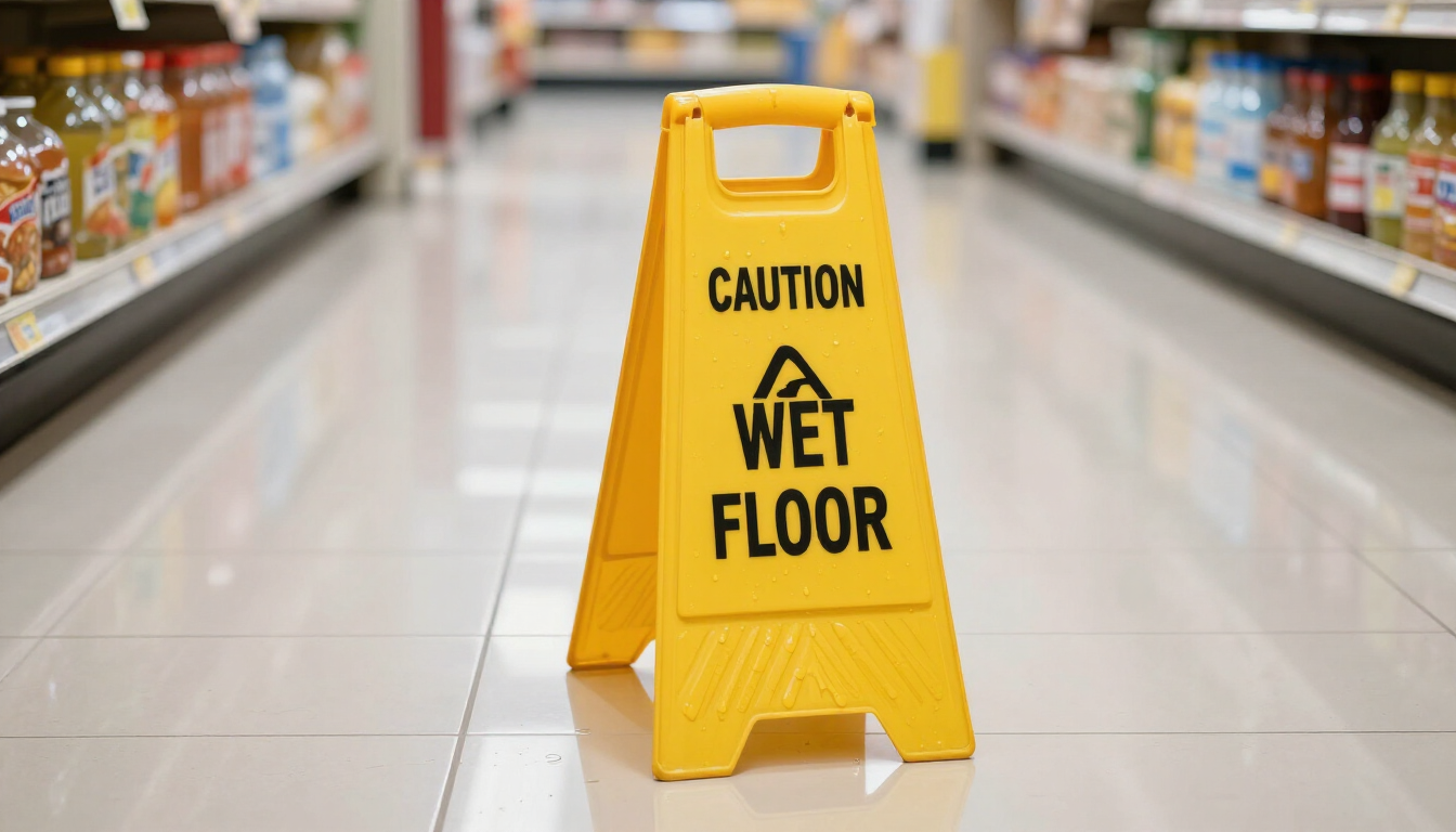 Slippery Surface Warning