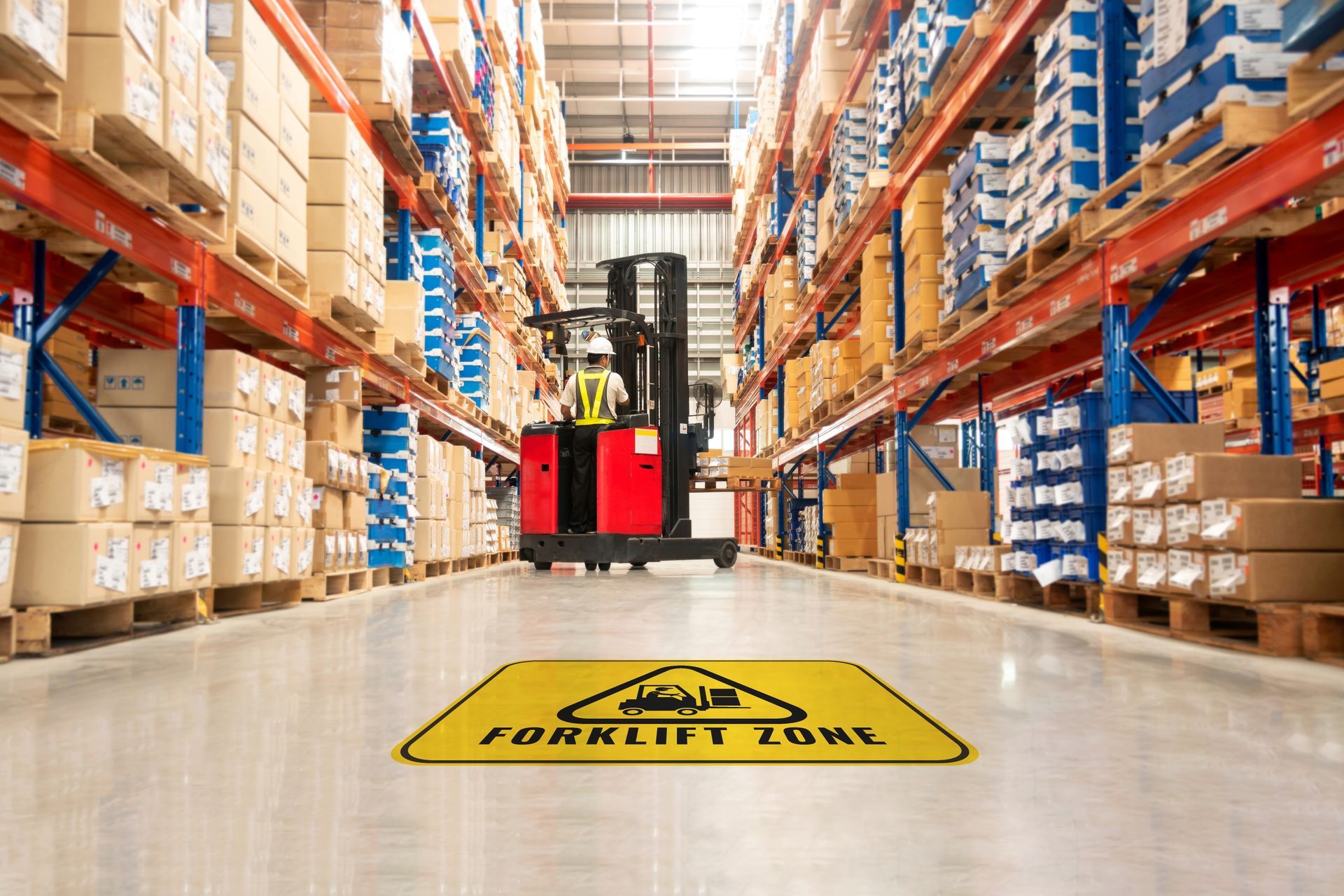 forklift zone