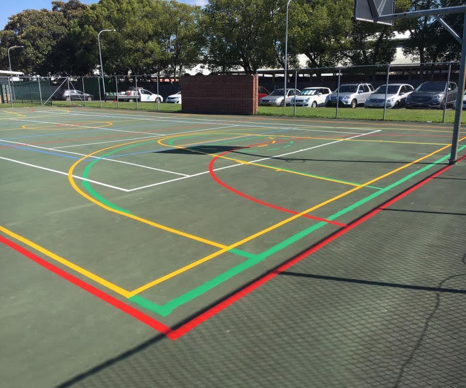 clear playground markings
