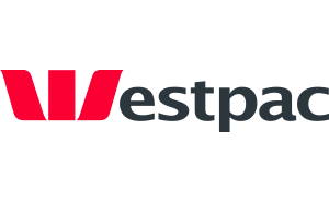 Red Westpac logo on a white background