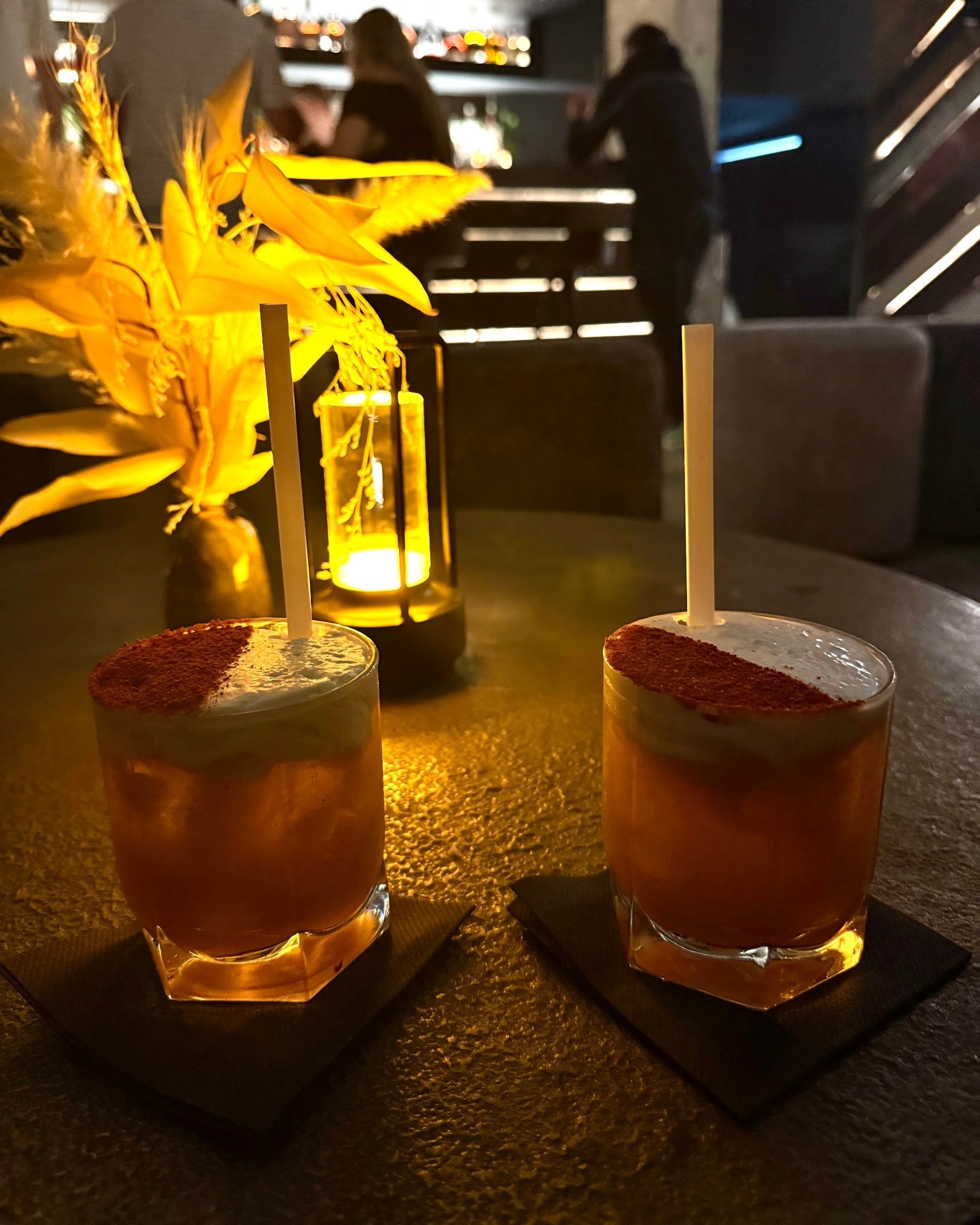 Fault Line cocktails with coconut and vanilla at Batanga Cape Town