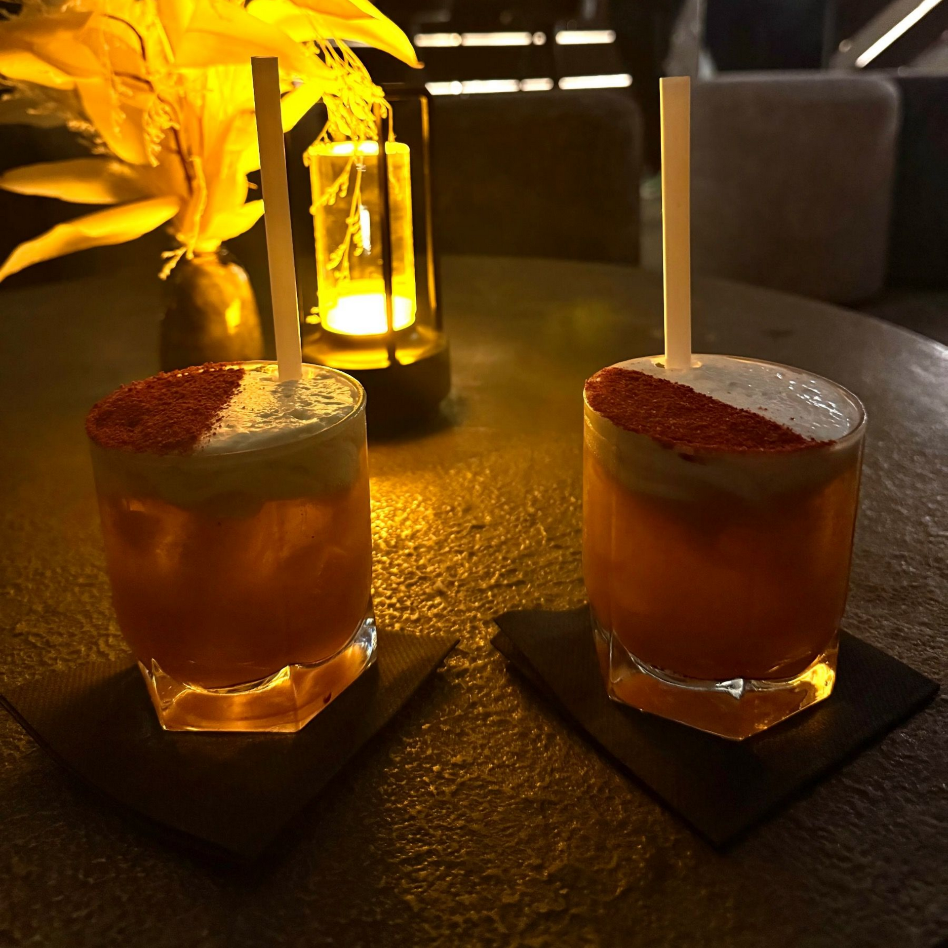 Fault Line cocktails with coconut and vanilla at Batanga Cape Town