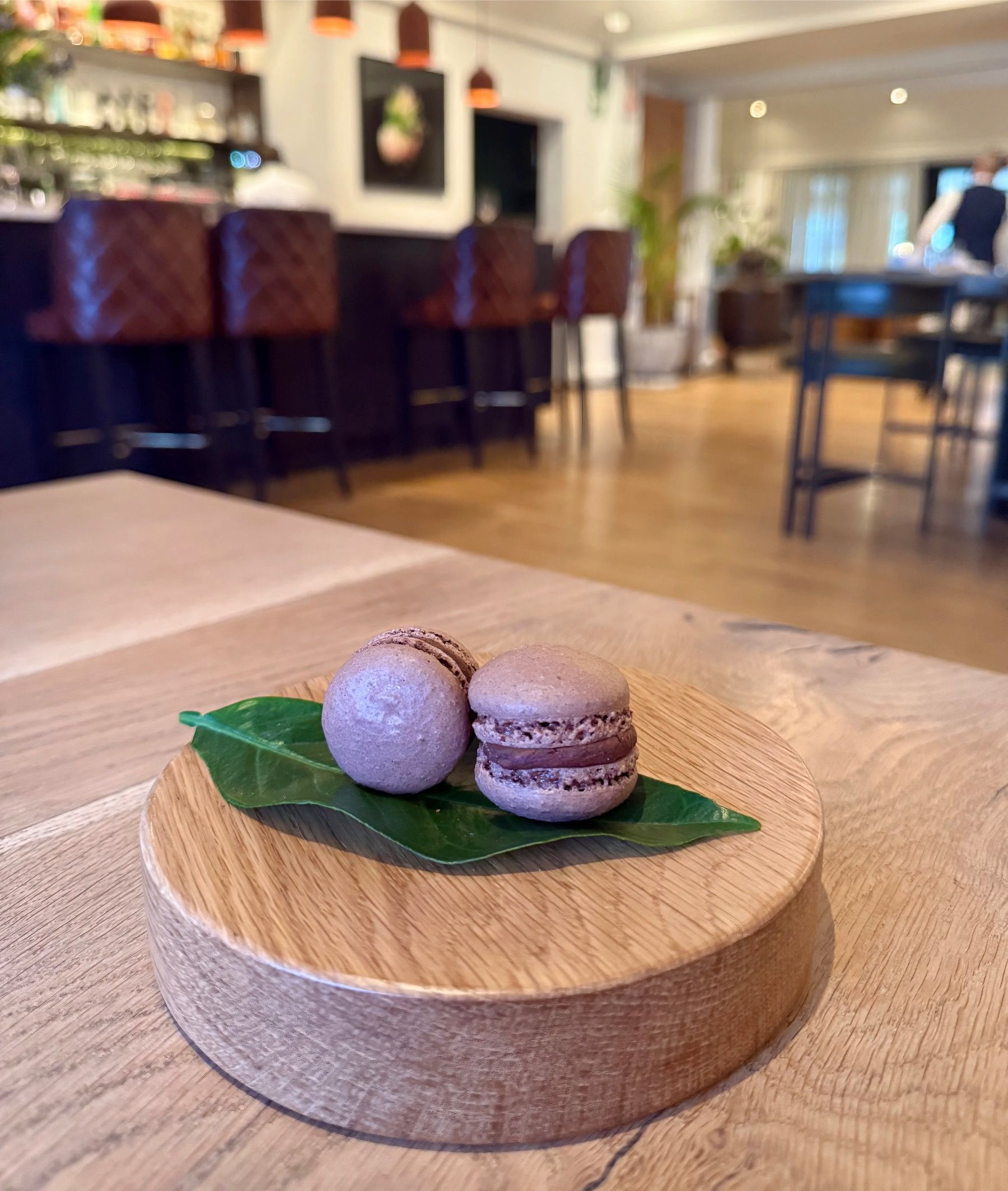 Colourful macarons and petit fours served at Beyond Restaurant Stellenbosch
