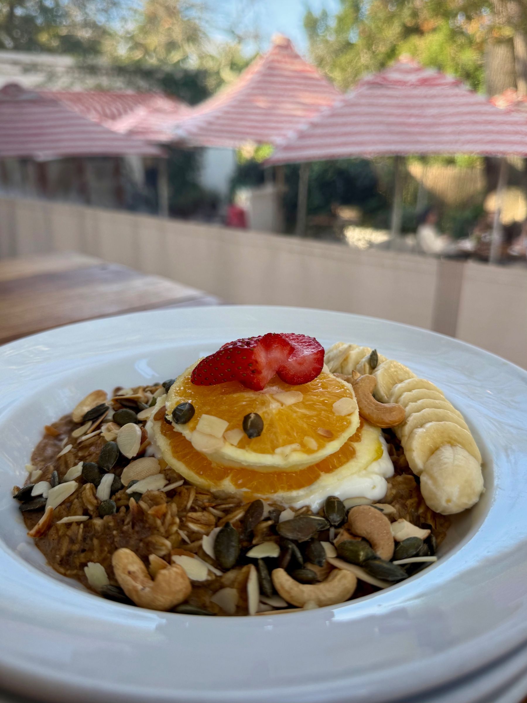Superfood oats breakfast at Chardonnay Deli High Constantia
