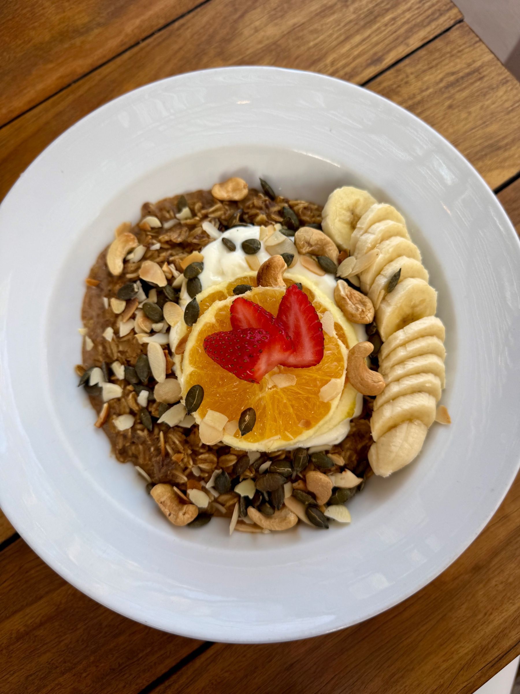 Superfood oats with fruit at Chardonnay Deli High Constantia