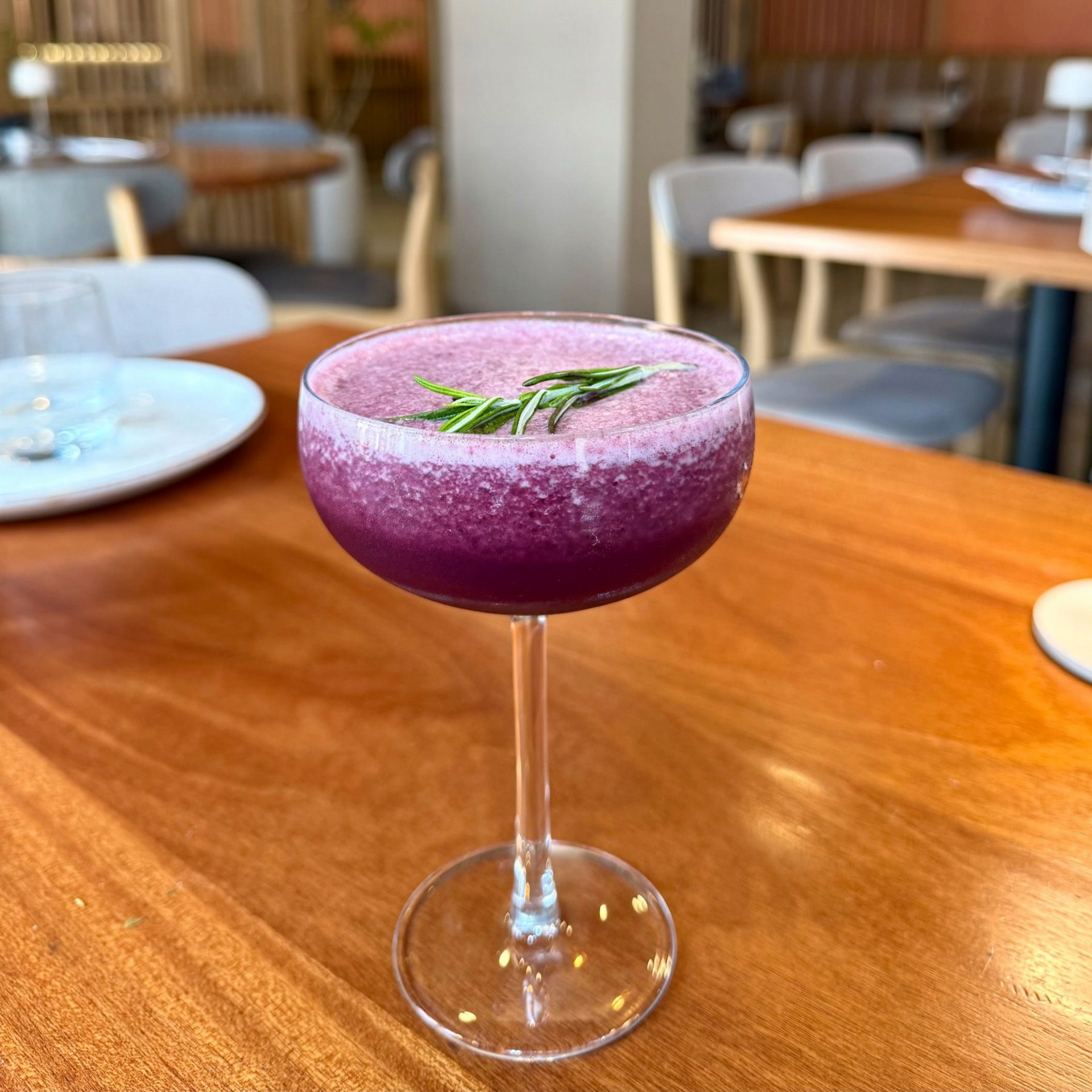 No. 87 cocktail in elegant glass at Florentin Bree Street