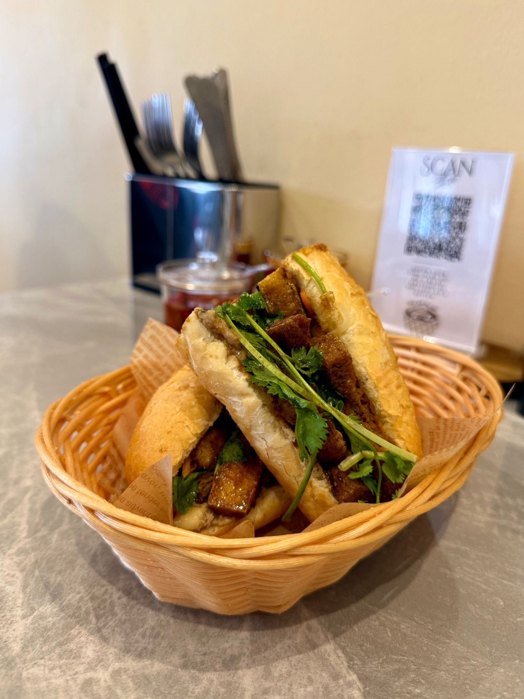 Vietnamese banh mi sandwich at I Love Pho